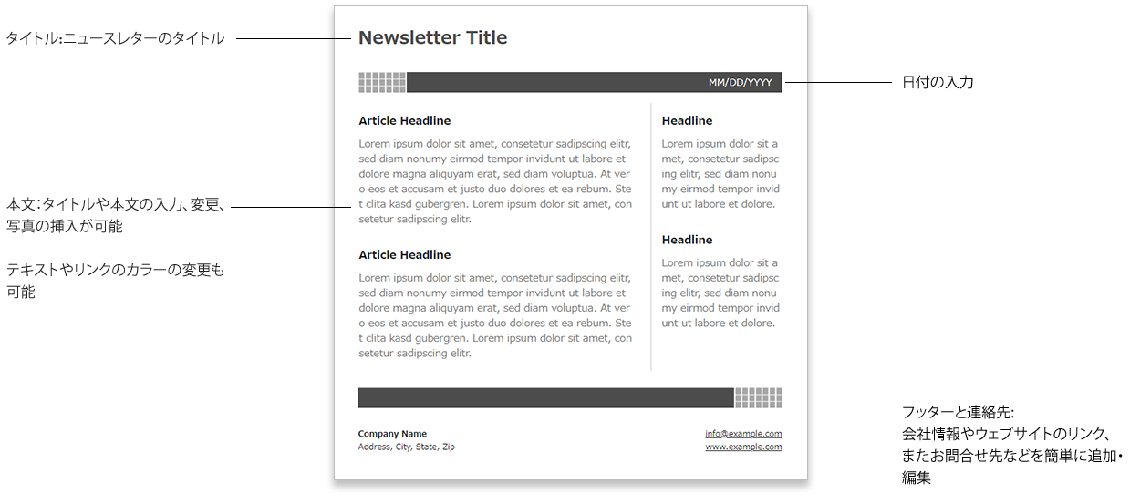 Newsmail Designer Themes For Professional Email Newsletters